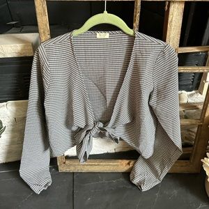 John galt tie top, perfect condition, never worn tags are off